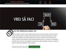 Tablet Screenshot of milionarulmioritic.com